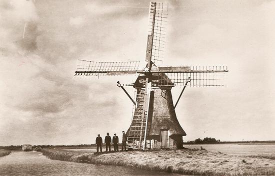 1, Molen 06439 Polder De Nije Borgkrite / Polder 106 (2e), Borgmolen (Grouw/ Grou), Foto: n.n. , coll., Frans Weemaes | Database Nederlandse molens