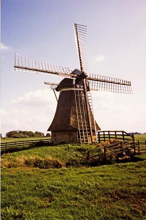 Molen 06439 Polder De Nije Borgkrite / Polder 106 (2e), Borgmolen (Grouw/ Grou), Foto: coll. DHM | Database Nederlandse molens