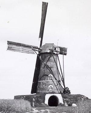 Molen 01975 (bergmolen) (Nistelrode), Foto op Allemolens.nl (uitsnede) | Database Nederlandse molens