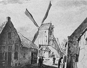 Molen 08954 Binnenmolen (Hattem), Pentekening | Database Nederlandse molens