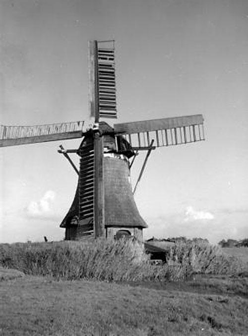 1, Molen 03254 Polder 117/ Van der Veen's polder / Sytsma's polder (Roodkerk/ Readtsjerk), Foto coll. DHM | Database Nederlandse molens