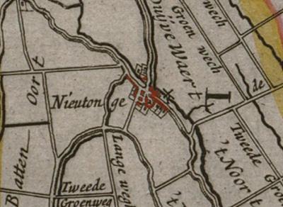 1, Molen 08240 d'Oranjeboom (Nieuwe-Tonge), fragment kaart 1657, Johan Blaeu | Database Nederlandse molens