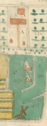 Molen 02621 c Molen van Onsenoort (Nieuwkuijk),  J. de Smet, 1688, detail | Database Nederlandse molens