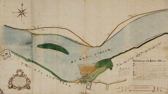 1, Molen 06505 x Vurense Koremolen (Vuren), Kaart W. Leempoell, 1699 | Database Nederlandse molens