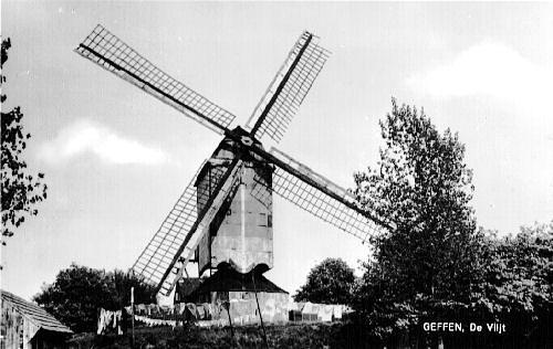 1, Molen 01926 De Vlijt (Geffen), Ansicht, coll NSR | Database Nederlandse molens