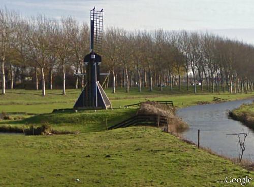 4, Molen 10249 Himmole (Sneek/ Snits), De molen vlak voor hij werd overgeplaatst | Database Nederlandse molens