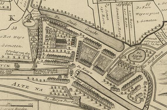 1, Molen 15858 Molen van Goedereede (2e) (Goedereede), Kaartfragment, Nationaal Archief, Polder den Ouden Oostdijk, invent.nr 2219, Hingman coll | Database Nederlandse molens