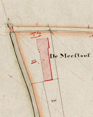Molen 17913 Meestoof De Hersteller (Sint-Annaland), Detail kadasterkaart 1811-1832 | Database Nederlandse molens