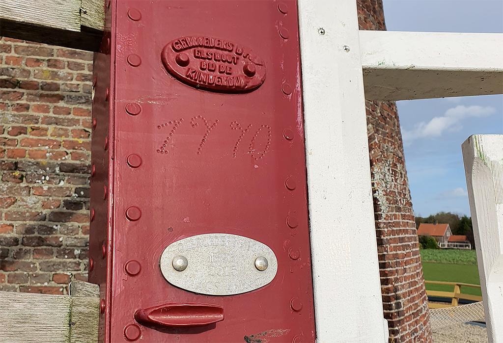 1, Roede 1770, Pot, Pieter Zuijkerbuijk (2-11-2019) | Database Nederlandse molens