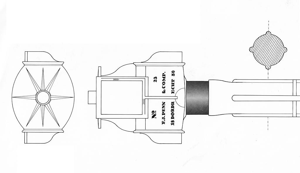 1, As 23, Penn & Comp, F.J., Martin E. van Doornik (eigen tekening 8-9-1987) | Database Nederlandse molens