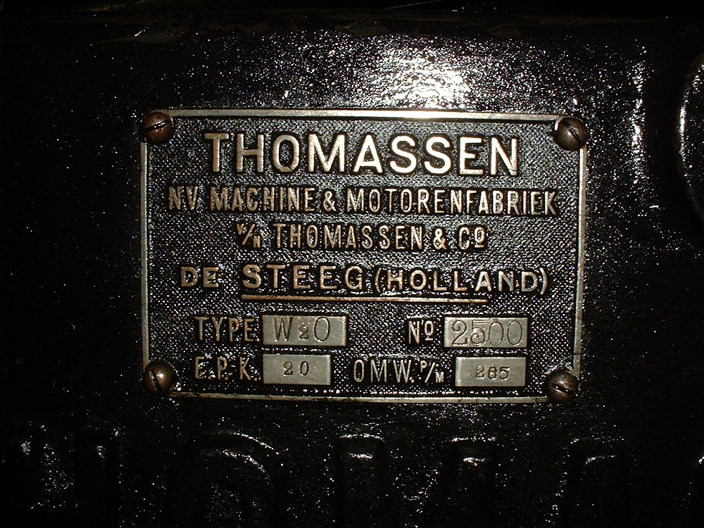 1, Motor 2500, Thomassen, Paul Sijben (27-7-2002) | Database Nederlandse molens