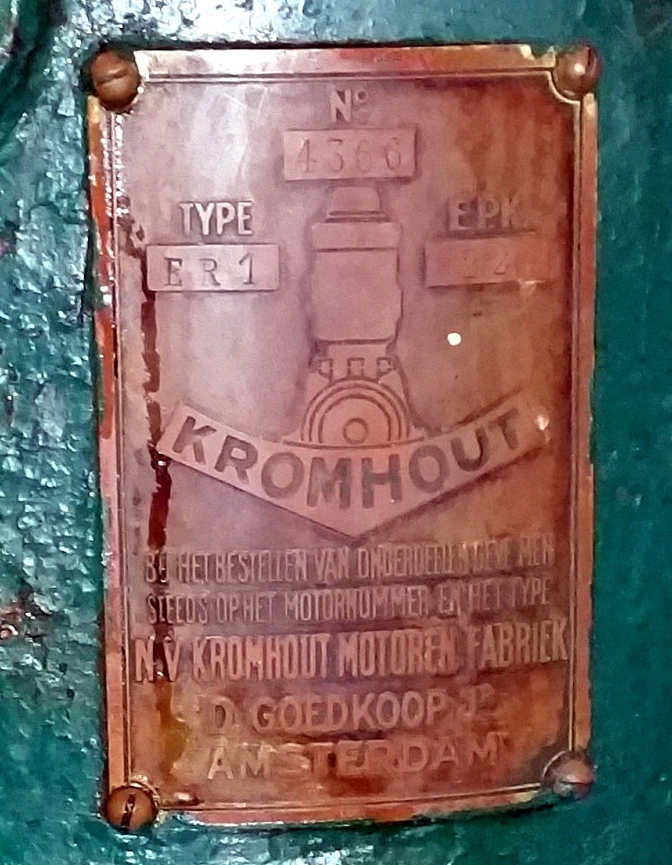 5, Motor 4366, Kromhout, Pieter Zuijkerbuijk (29-09-2018) | Database Nederlandse molens