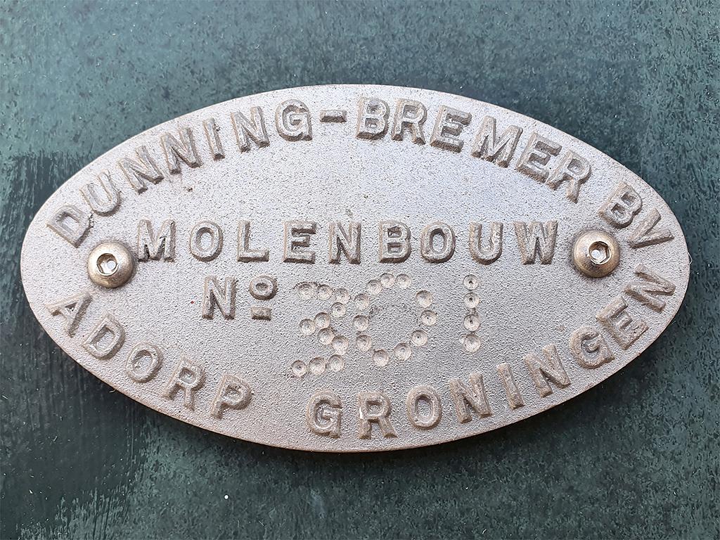 1, Roede 301, Bremer/Dunning, Rob Hoving (10-10-2020) | Database Nederlandse molens