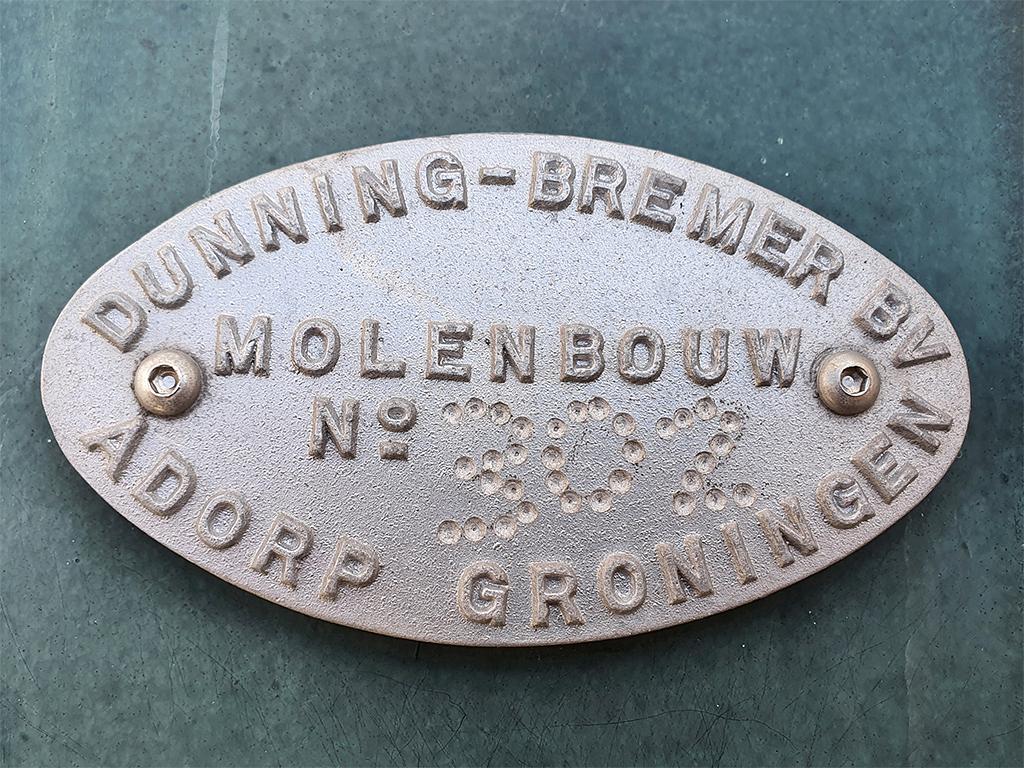 1, Roede 302, Bremer/Dunning, Rob Hoving (10-10-2020) | Database Nederlandse molens