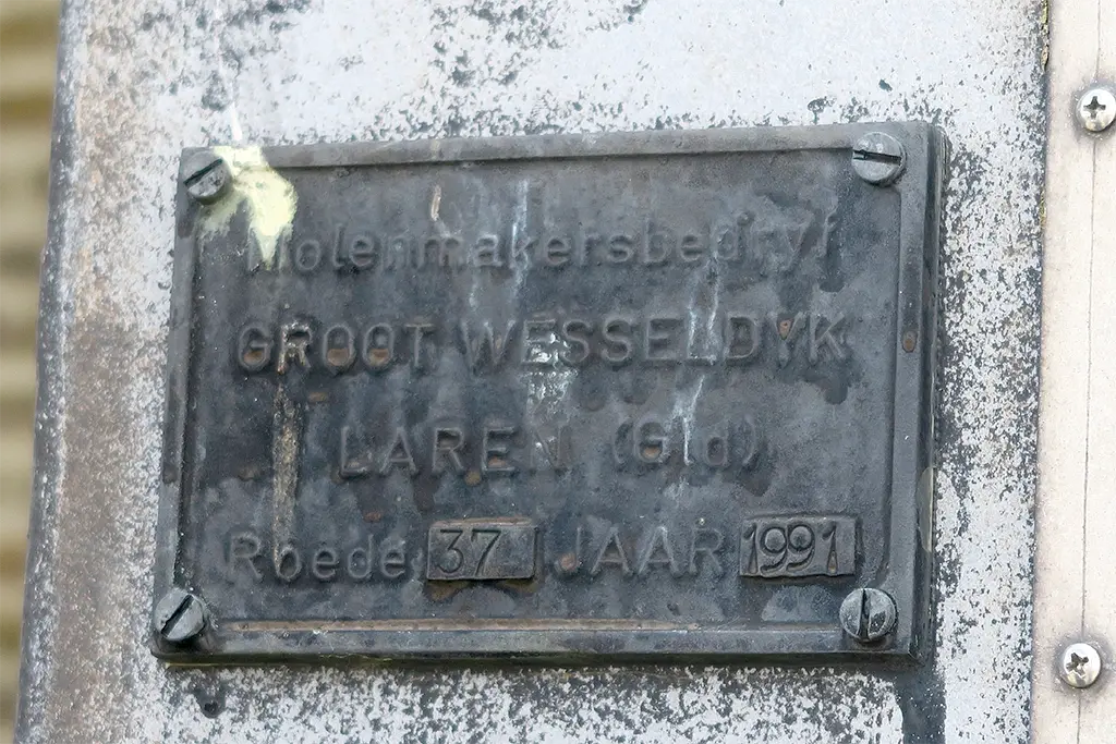 1, Roede 37, Groot Wesseldijk, Erwin Esselink (14-5-2022) | Database Nederlandse molens