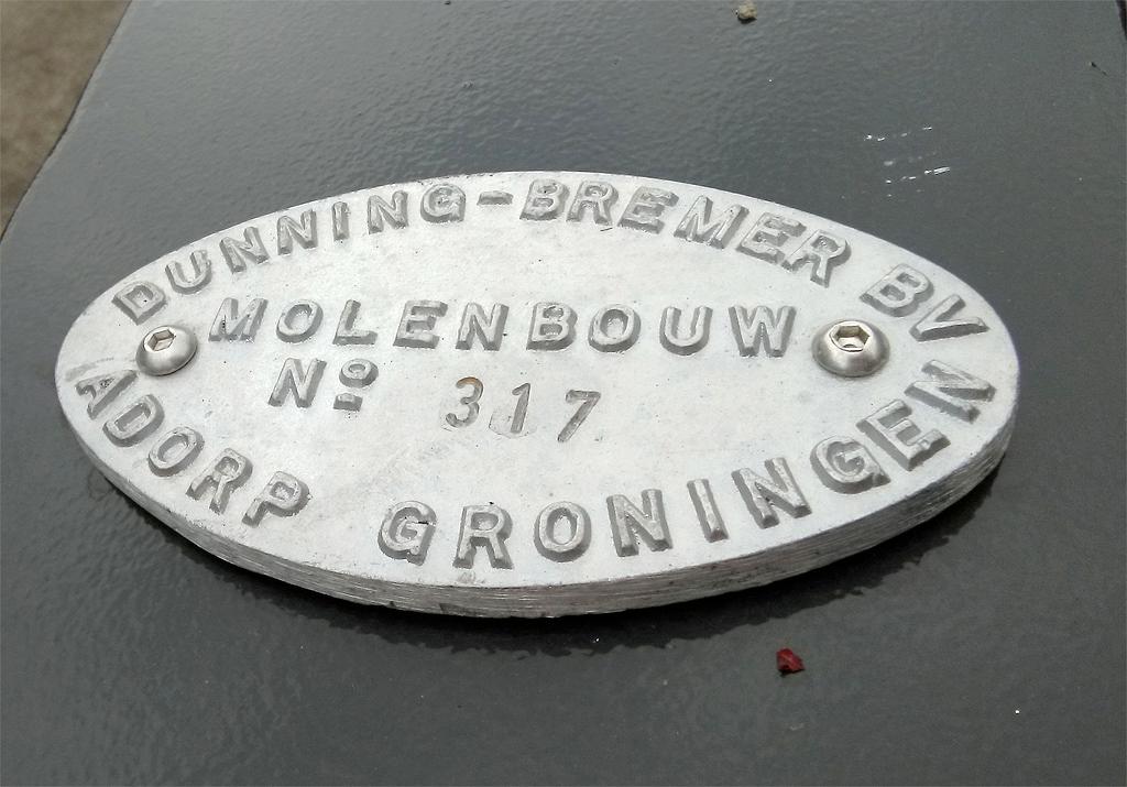 1, Roede 317, Bremer/Dunning, Martin E. van Doornik (15-8-2018) | Database Nederlandse molens