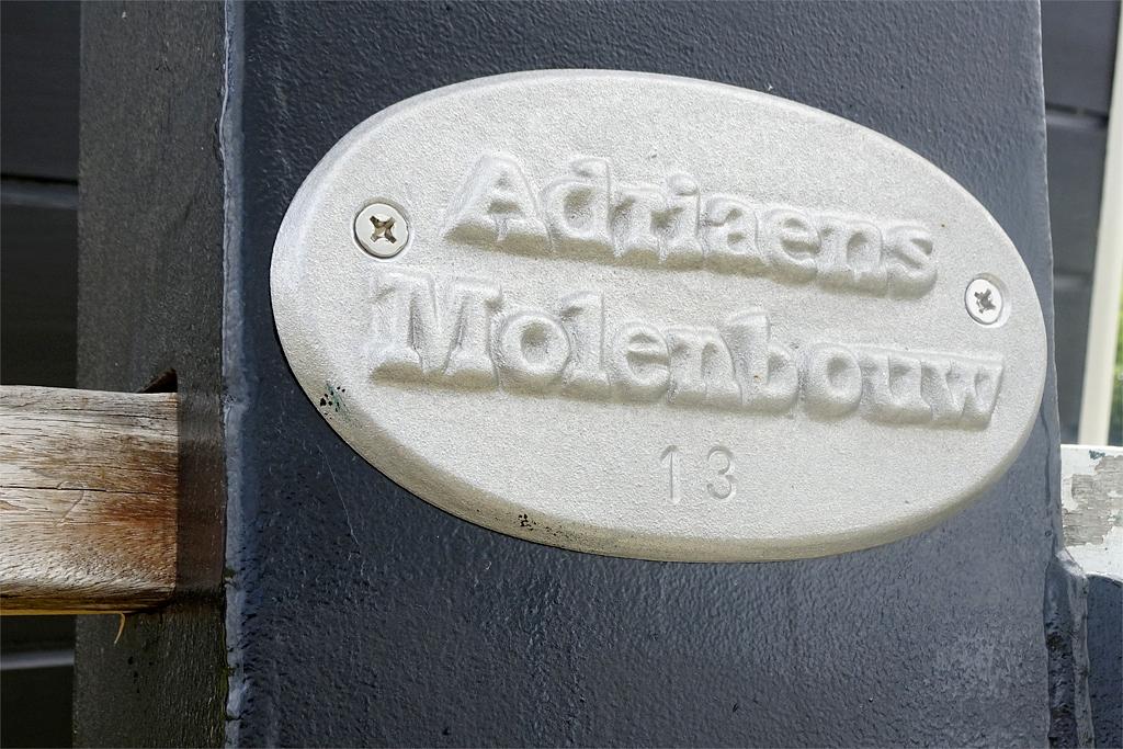 1, Roede 13, Adriaens, Jan de Witte (13-7-2019) | Database Nederlandse molens