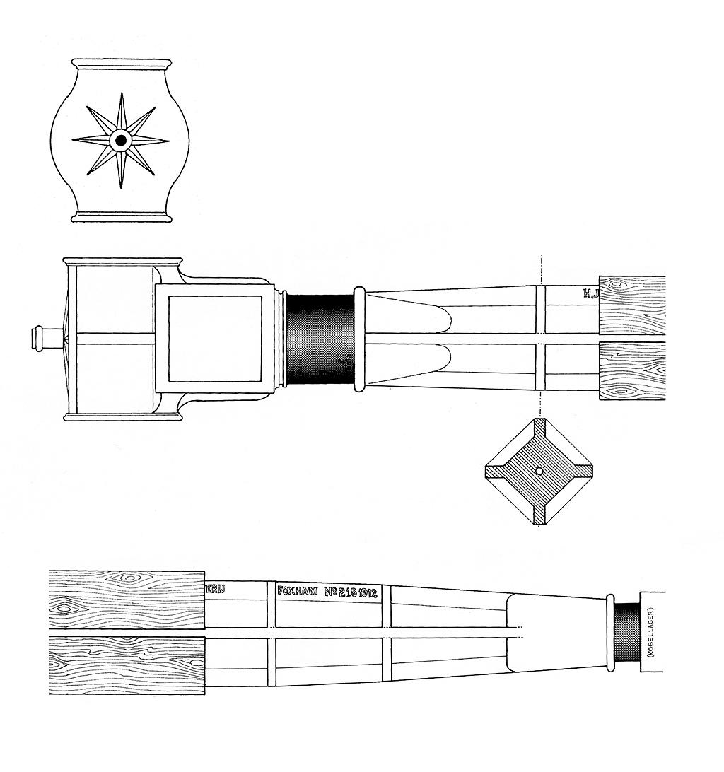1, As 215, Koning, Martin E. van Doornik (eigen tekening 26-1-1985) | Database Nederlandse molens