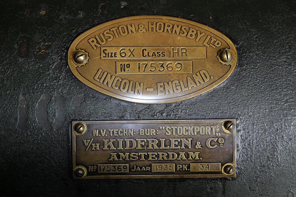 2, Motor 175369, Ruston & Hornsby, Jos van Schooten (26-3-2018) | Database Nederlandse molens