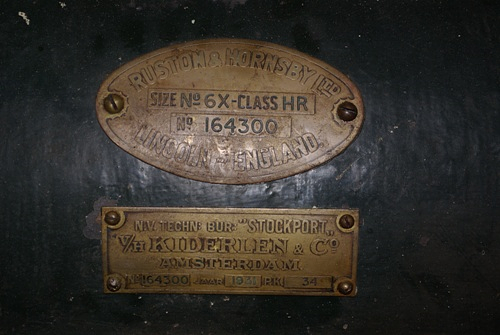 1, Motor 164300, Ruston & Hornsby, Stichting Molens Binnenmaas (30-04-2018) | Database Nederlandse molens