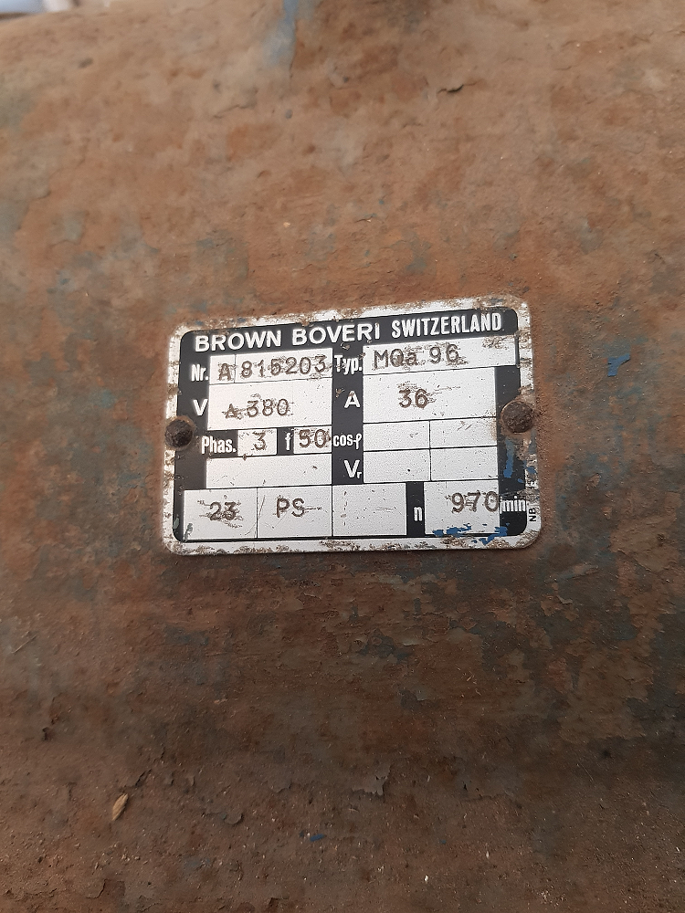 3, Motor A815203, Brown, Boveri & Cie, Pieter Zuijkerbuijk (09-03-2019) | Database Nederlandse molens
