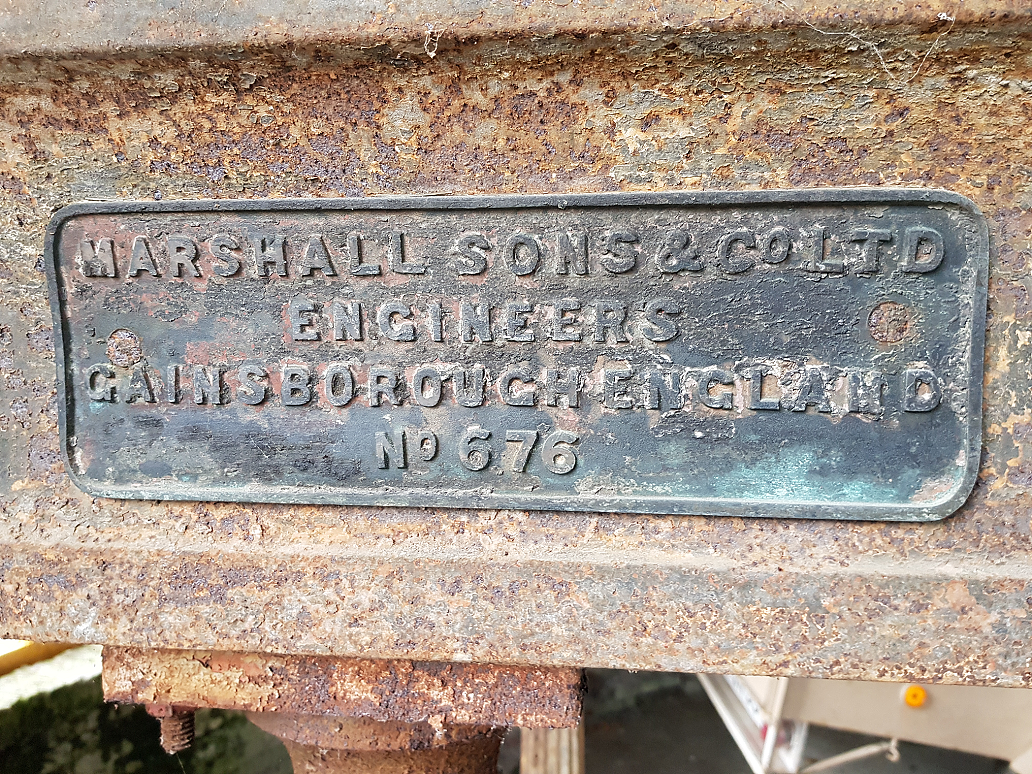 1, Motor ?, Marshall, Sons & Co., Pieter Zuijkerbuijk (23-03-2019)De naam van de Engelse firma. | Database Nederlandse molens