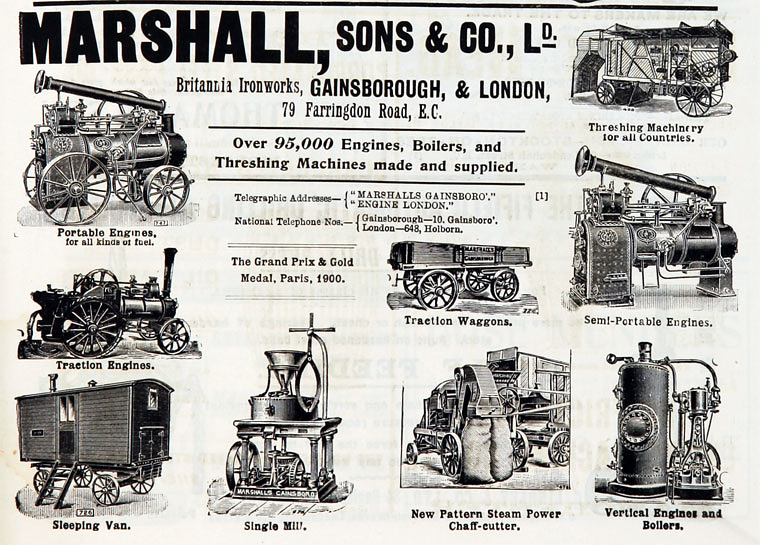 5, Motor ?, Marshall, Sons & Co., 2022
De afbeelding is ingestuurd door Dhr. J.Schelvis.
2e van links in de onderste rij, single mill', lijkt sterk op het metalen gestel wat in molen de Hoop te zien is.  | Database Nederlandse molens